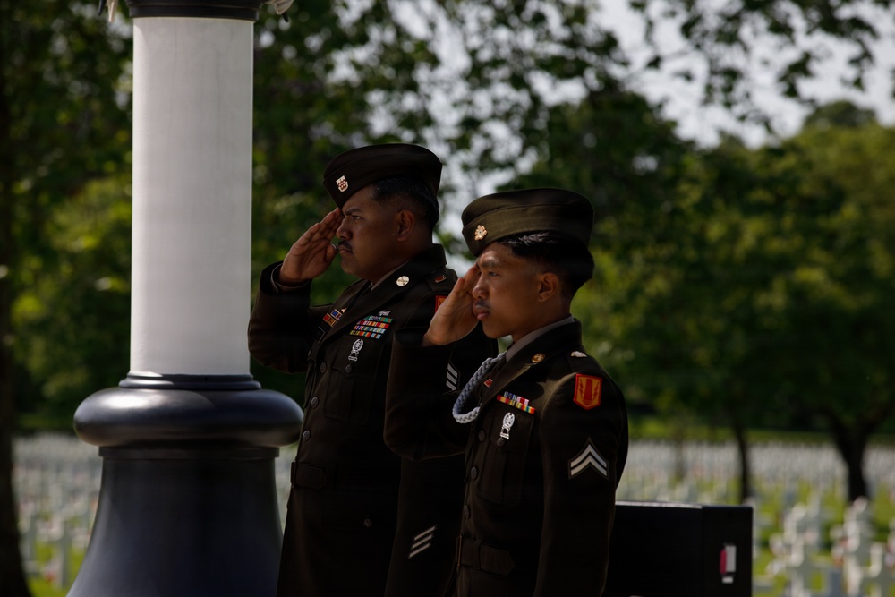 Allies honor fallen Americans at Brittany Memorial Day ceremony