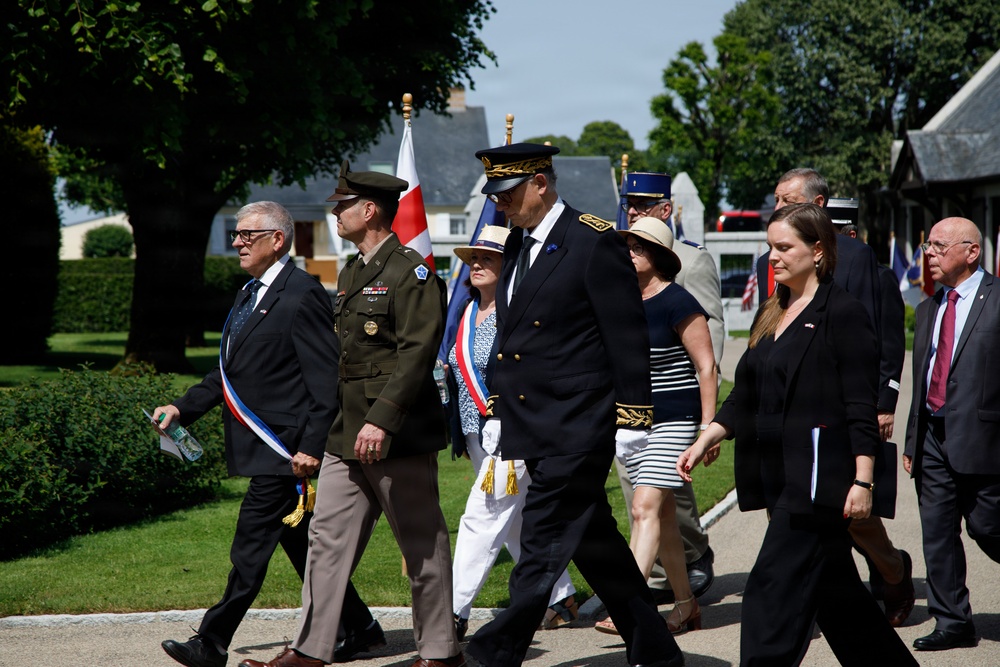 Allies honor fallen Americans at Brittany Memorial Day ceremony