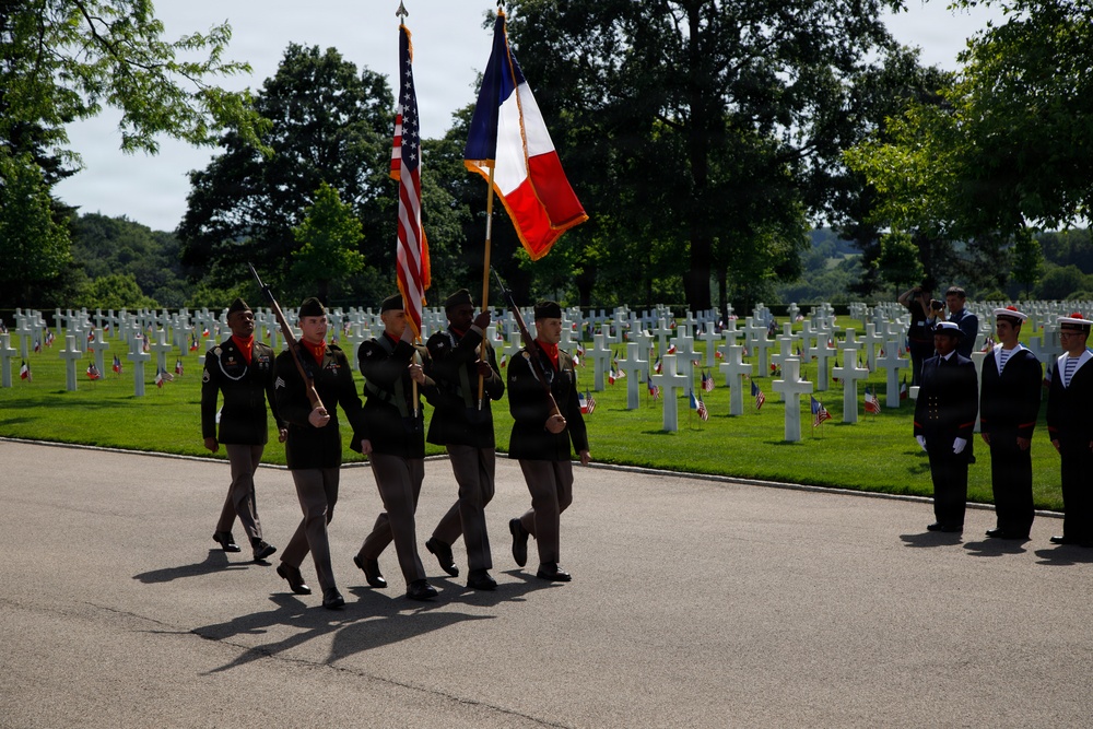 Allies honor fallen Americans at Brittany Memorial Day ceremony