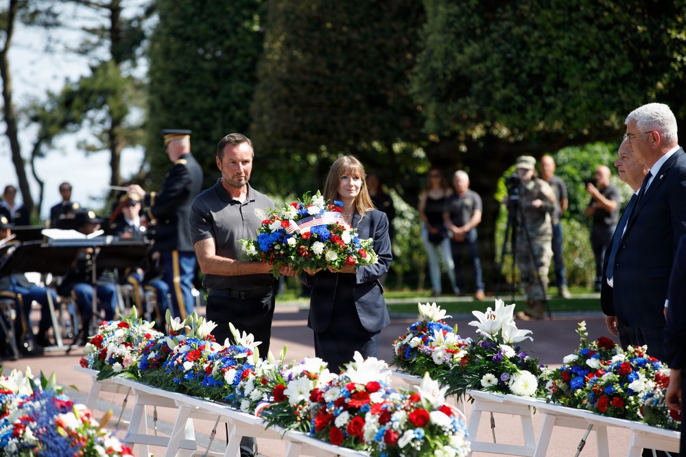 Allies honor fallen Americans at Normandy Memorial Day ceremony