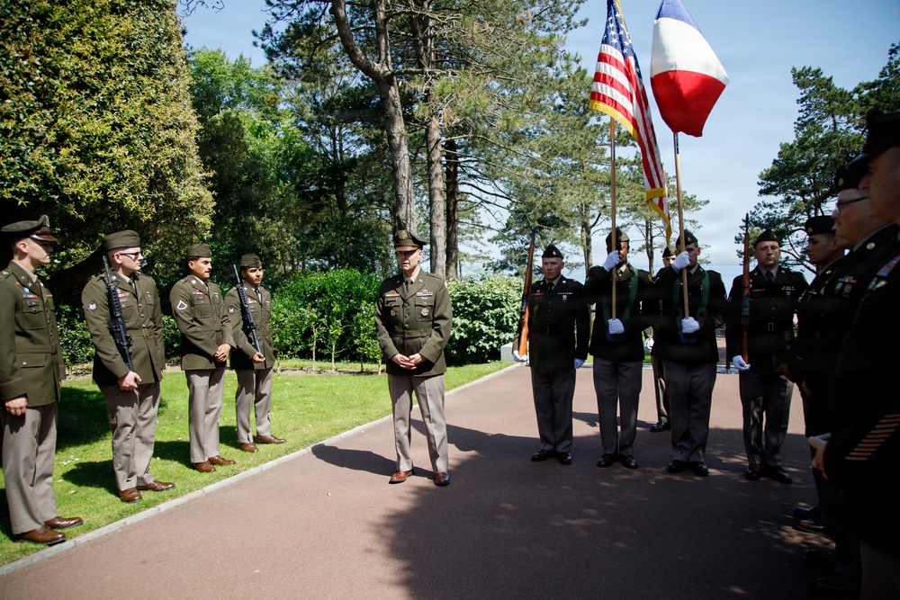 Allies honor fallen Americans at Normandy Memorial Day ceremony