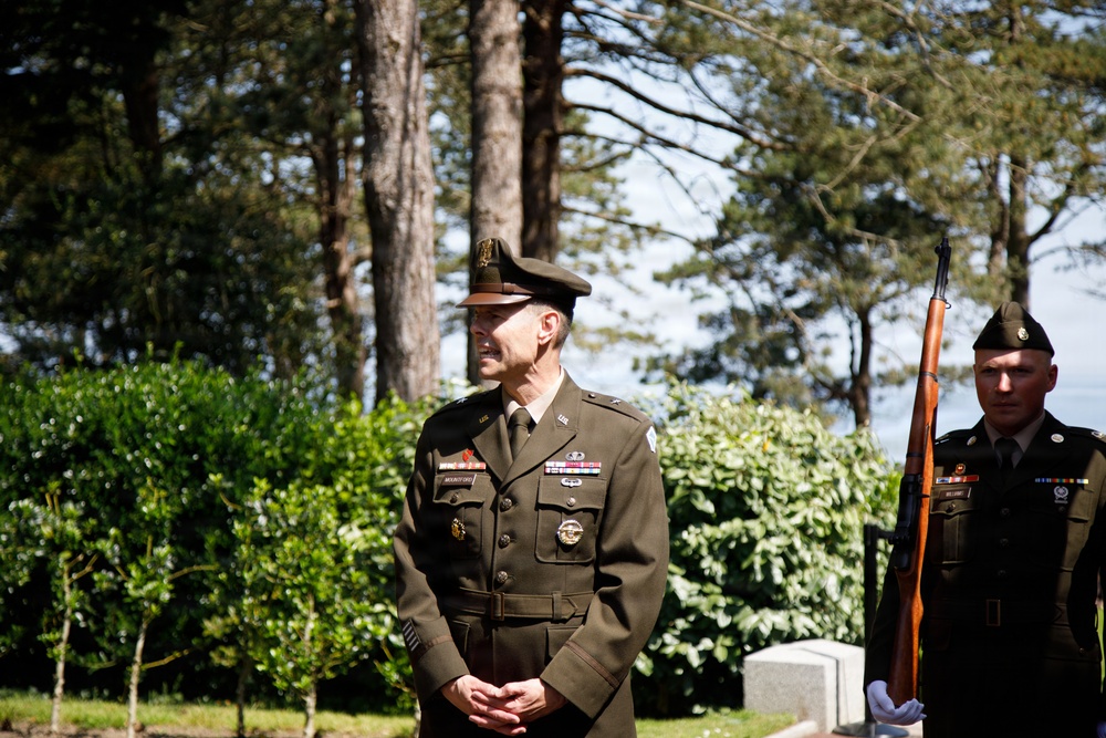 Allies honor fallen Americans at Normandy Memorial Day ceremony