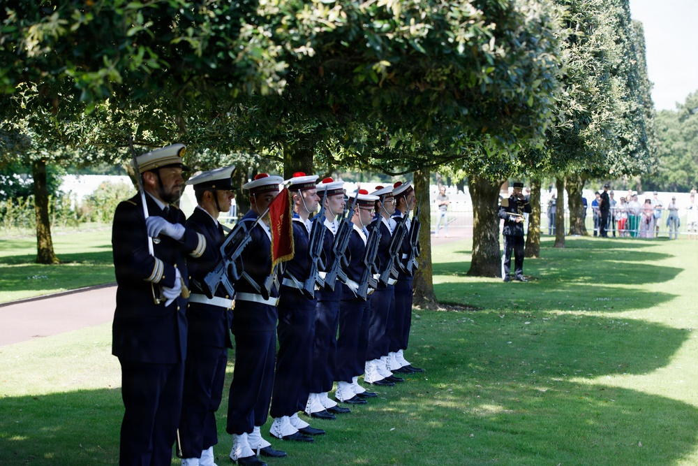 Allies honor fallen Americans at Normandy Memorial Day ceremony