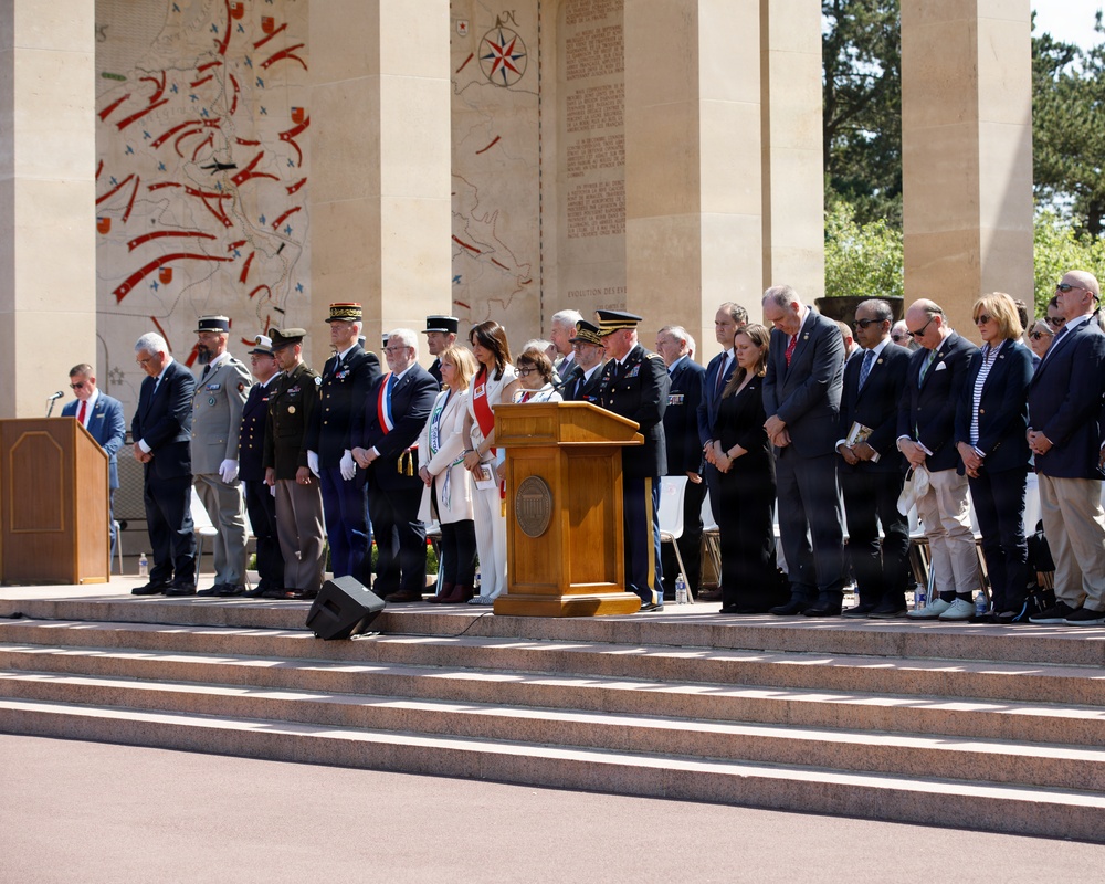 Allies honor fallen Americans at Normandy Memorial Day ceremony