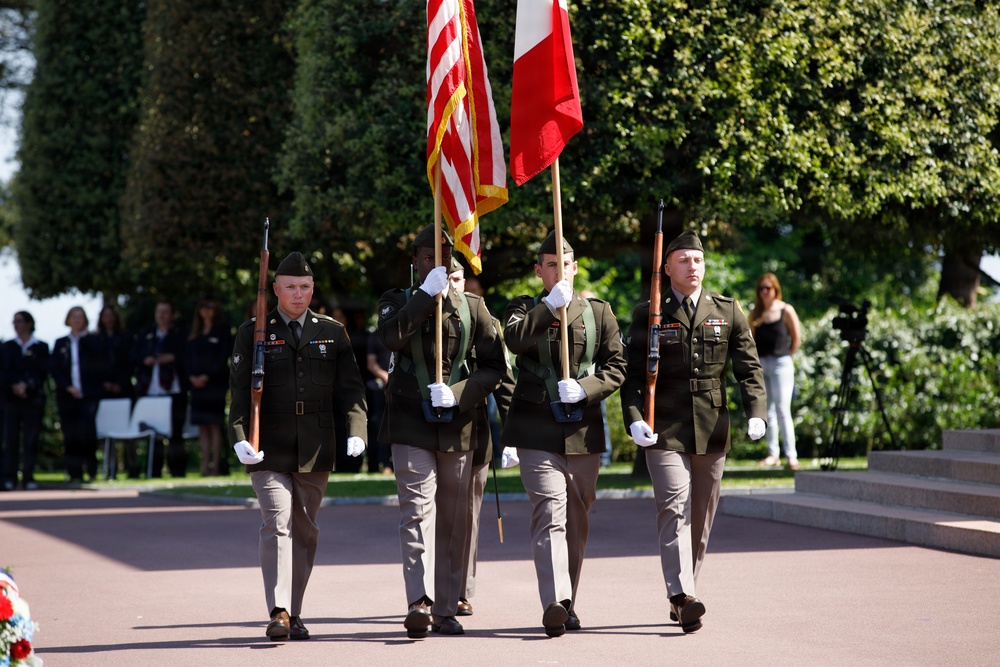 Allies honor fallen Americans at Normandy Memorial Day ceremony