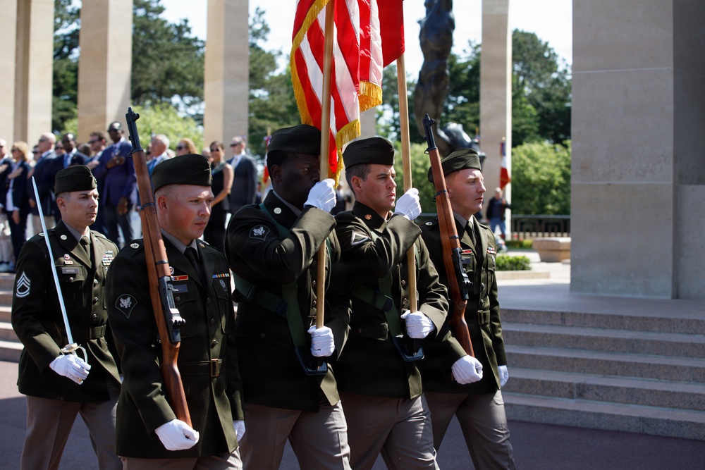Allies honor fallen Americans at Normandy Memorial Day ceremony