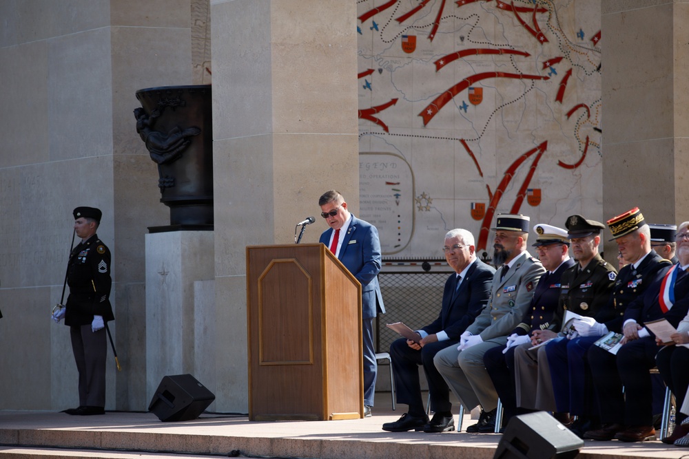 Allies honor fallen Americans at Normandy Memorial Day ceremony