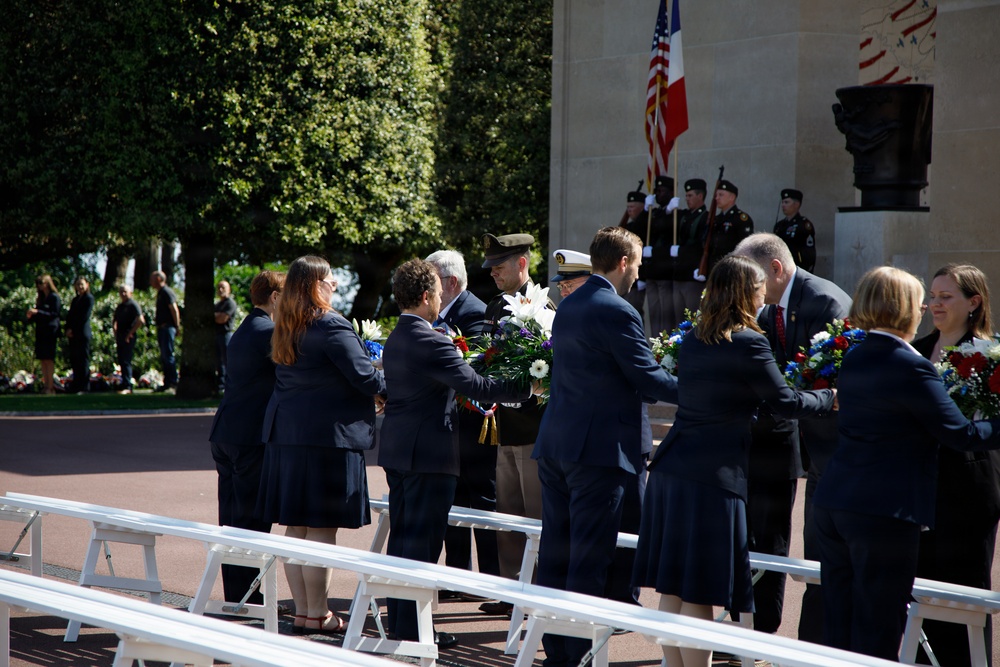 Allies honor fallen Americans at Normandy Memorial Day ceremony