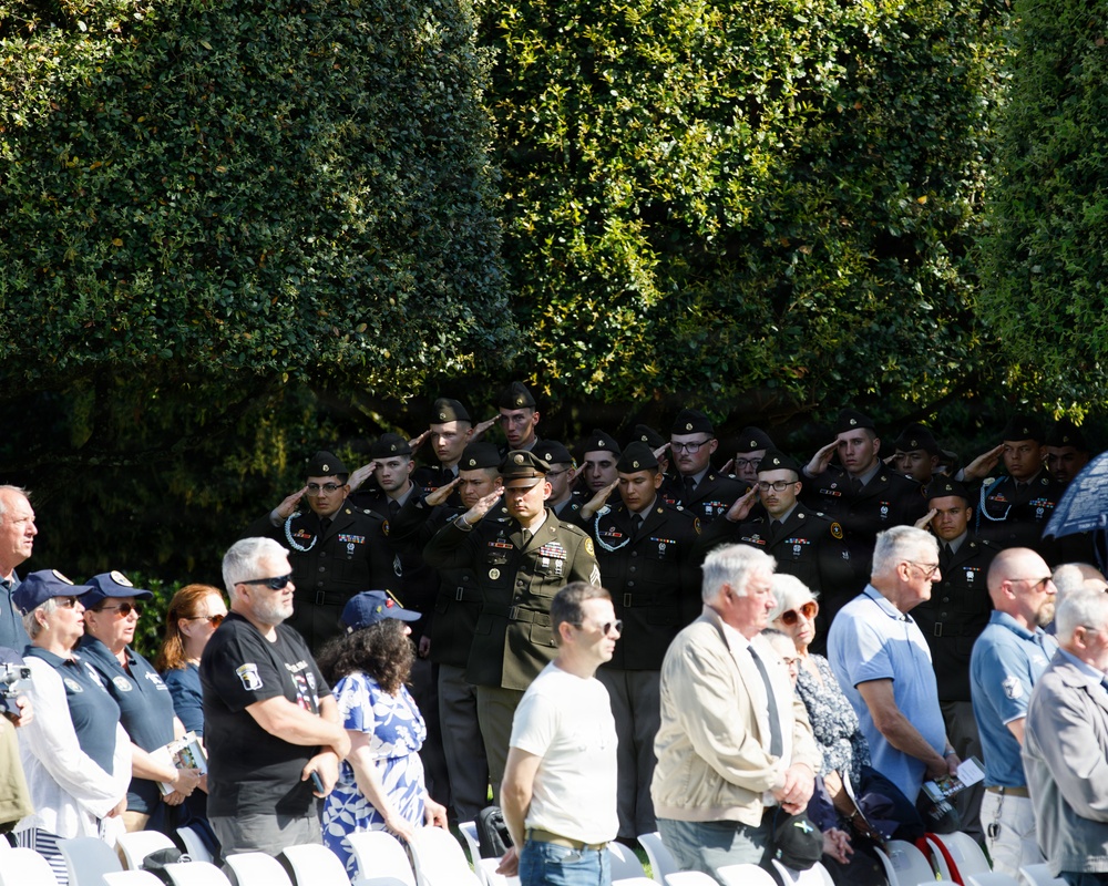 Allies honor fallen Americans at Normandy Memorial Day ceremony