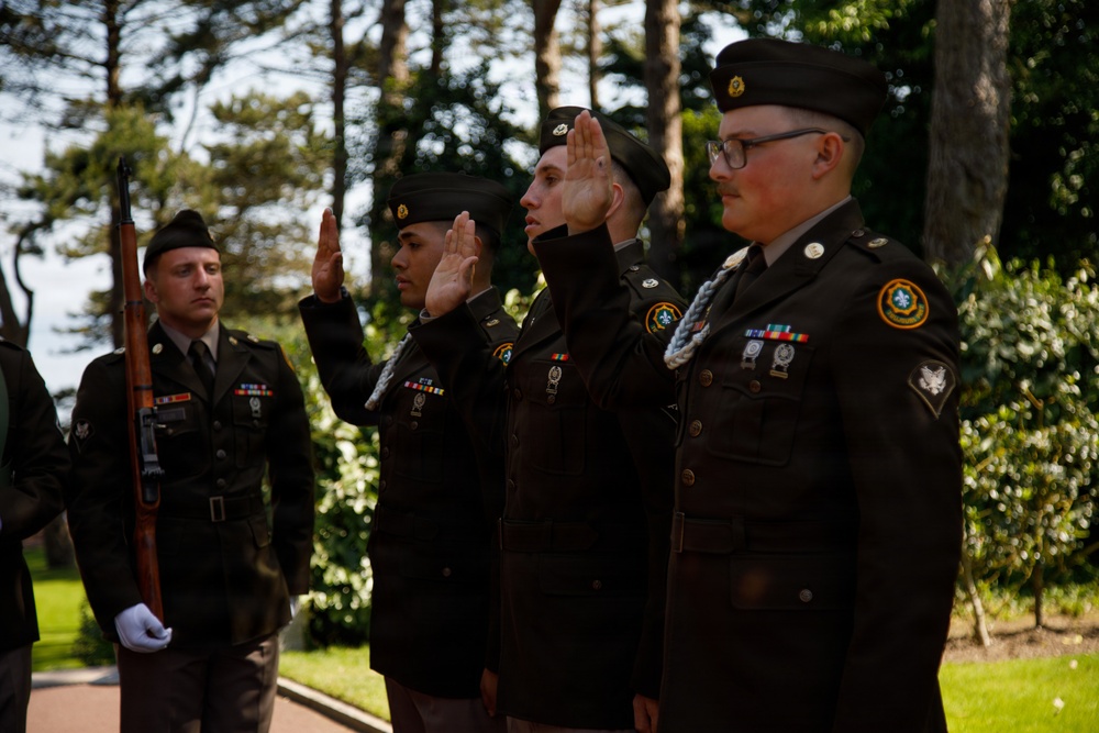 Allies honor fallen Americans at Normandy Memorial Day ceremony