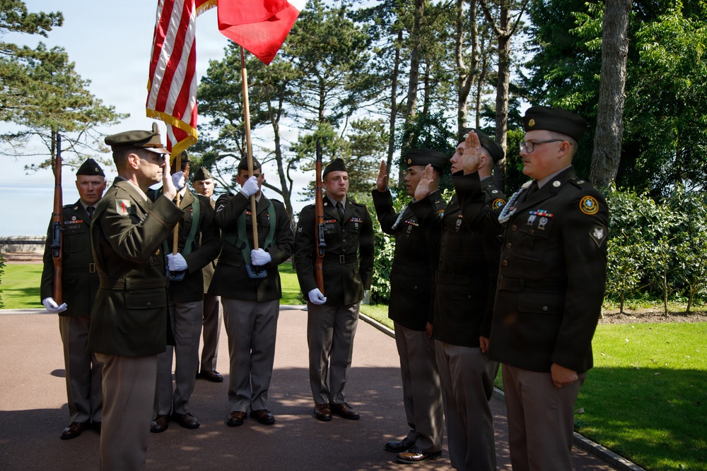 Allies honor fallen Americans at Normandy Memorial Day ceremony