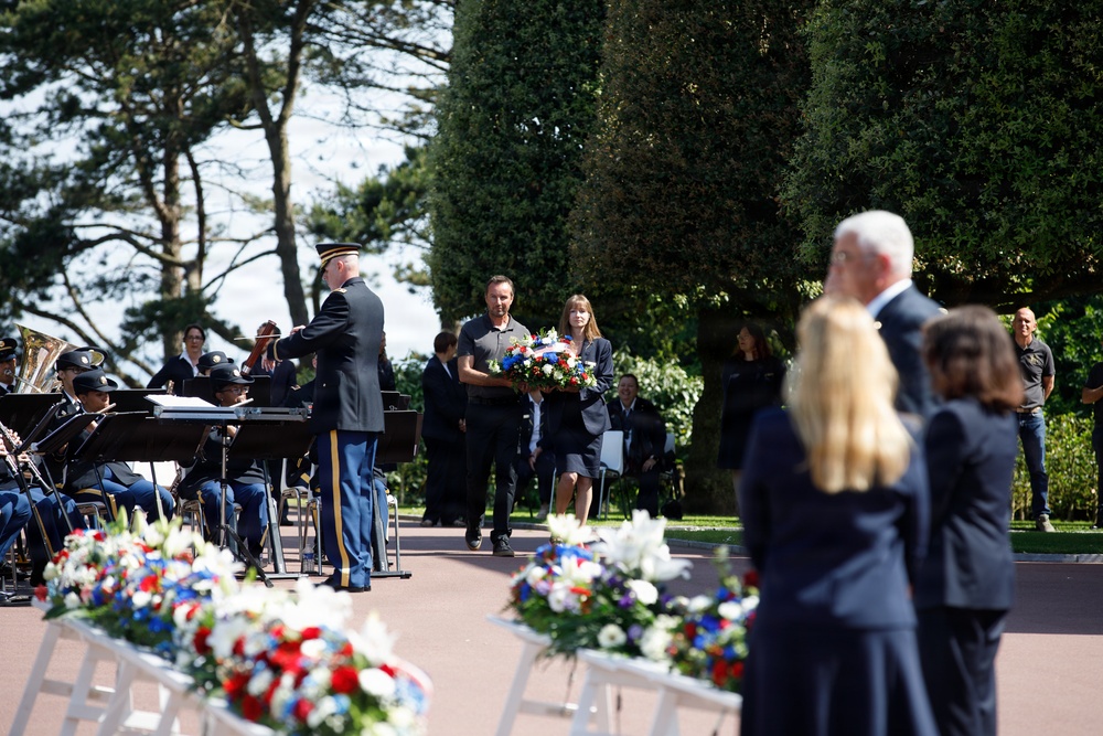 Allies honor fallen Americans at Normandy Memorial Day ceremony