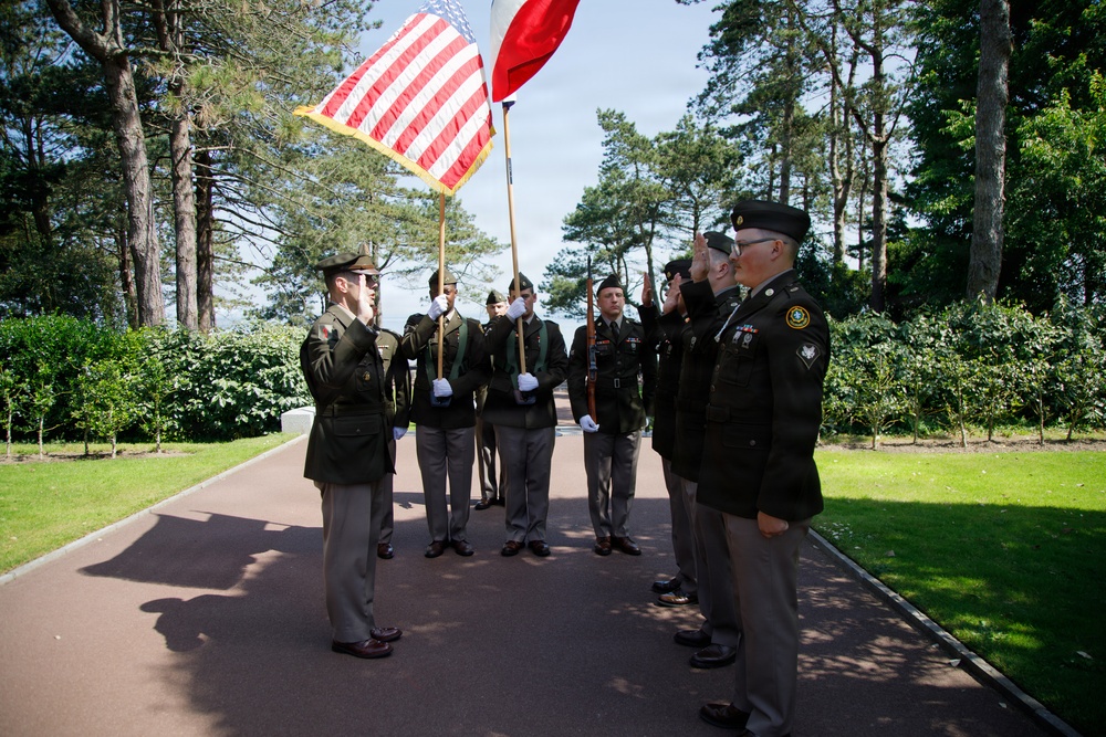 Allies honor fallen Americans at Normandy Memorial Day ceremony