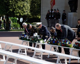 Allies honor fallen Americans at Normandy Memorial Day ceremony