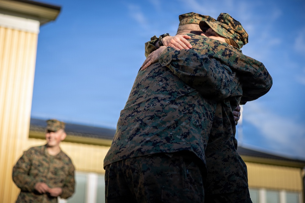 Indiana native, U.S. Marine officer promotes during deployment in Baltic Sea