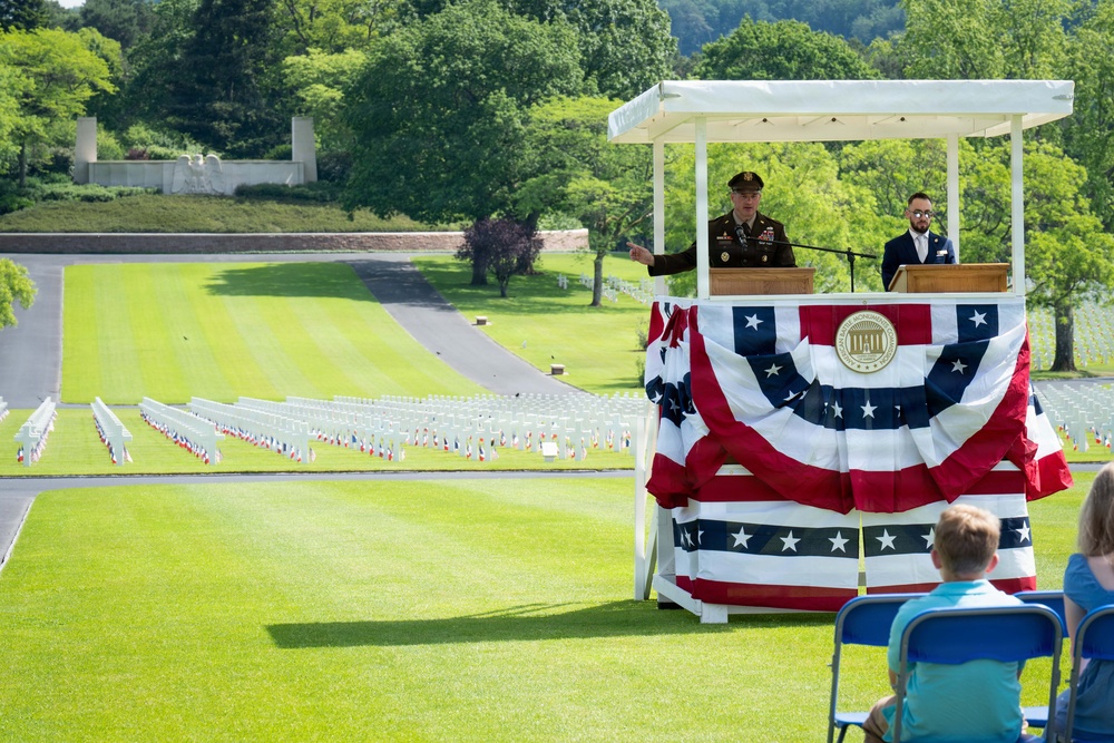 Multi-Domain Command - Europe participates in Memorial Day Ceremony at Lorraine American Cemetery