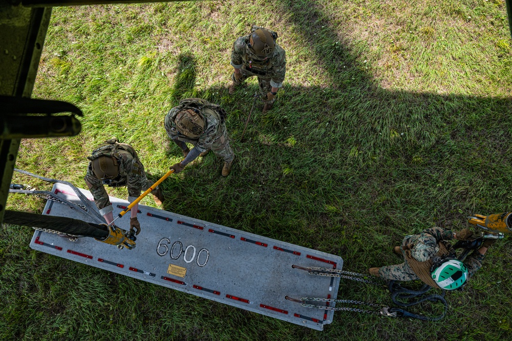 621st CRG HST Supports HMHT-302 Aircrew Training