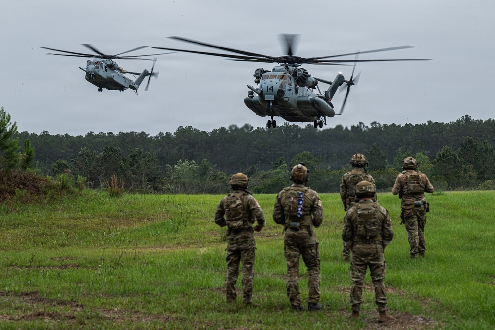 621st CRG HST Supports HMHT-302 Aircrew Training