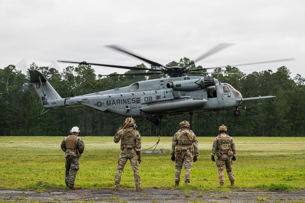 621st CRG HST Supports HMHT-302 Aircrew Training