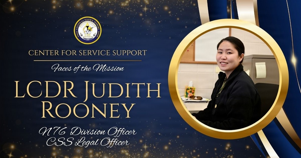 Faces of the Misson: LCDR Judith Rooney