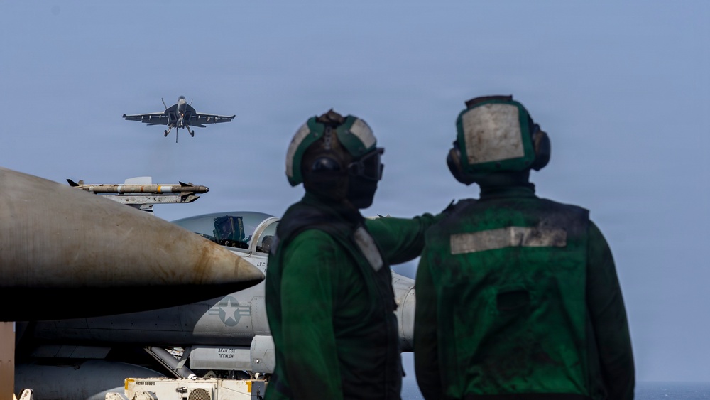 Abraham Lincoln Conducts Flight Operations