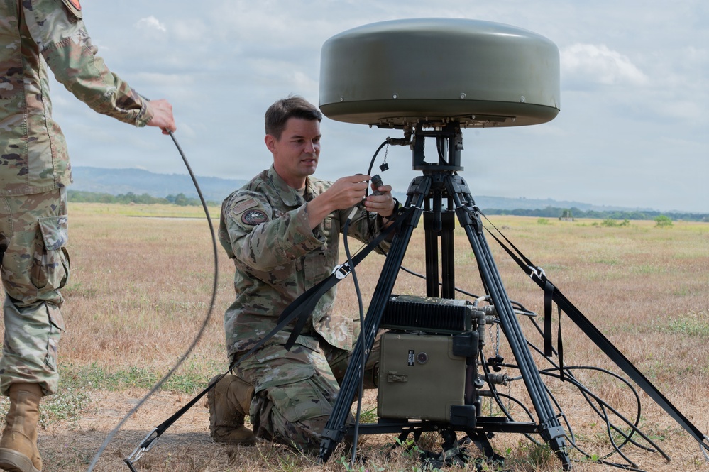 Balikatan 2026: U.S. Airmen maintain receiver transmitter during BK26