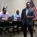 Magana addressing leaders