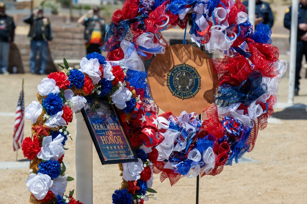Memorial Day observance at Mountain View Cemetery in Barstow