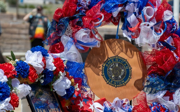 Memorial Day observance at Mountain View Cemetery in Barstow