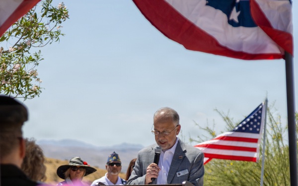 Memorial Day observance at Mountain View Cemetery in Barstow