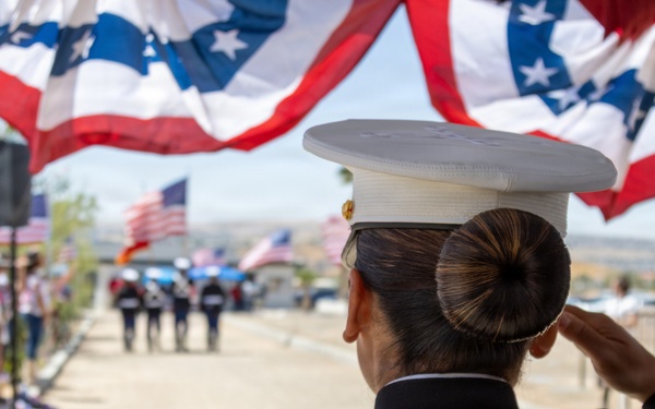 Memorial Day observance at Mountain View Cemetery in Barstow