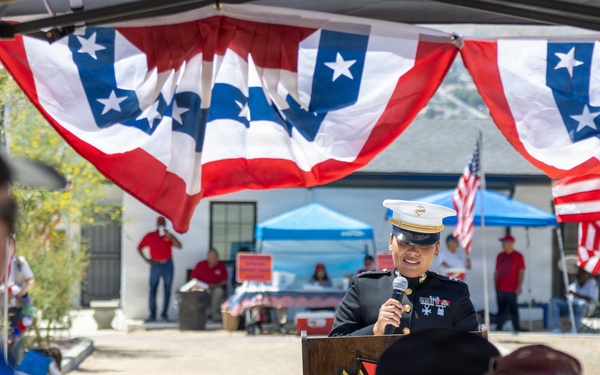 Memorial Day observance at Mountain View Cemetery in Barstow