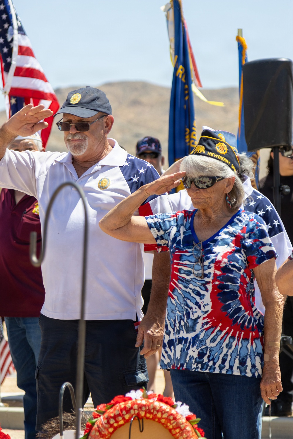 Memorial Day observance at Mountain View Cemetery in Barstow