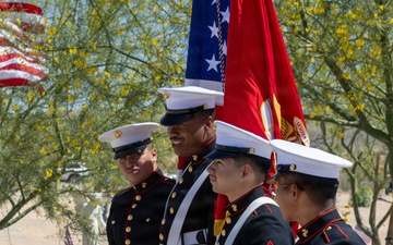 Memorial Day observance at Mountain View Cemetery in Barstow