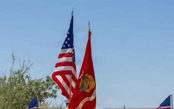 Memorial Day observance at Mountain View Cemetery in Barstow