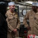 Capt. Timothy Carter, Commander Amphibious Squadron Eleven Visits USS Rushmore