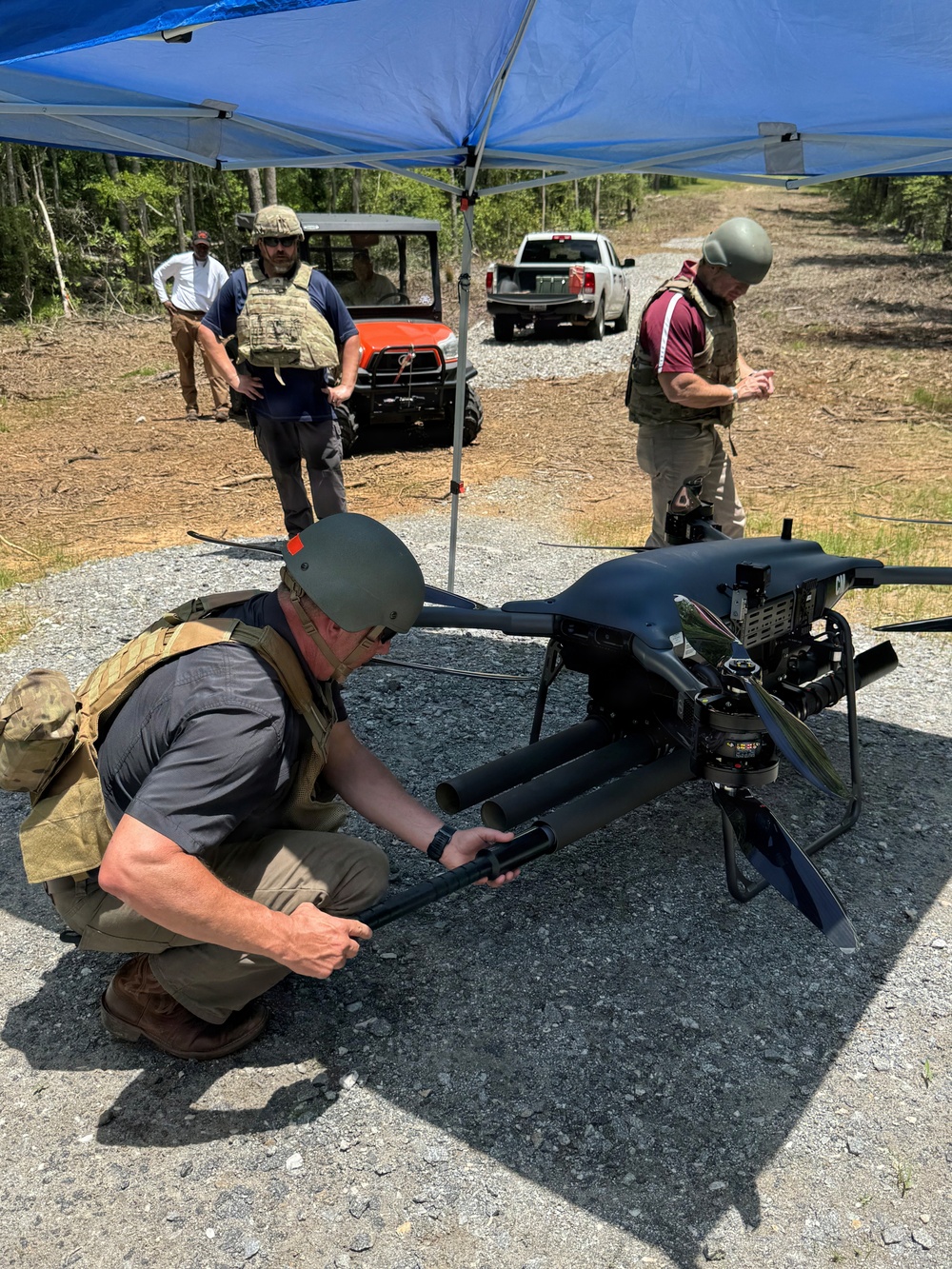 Industry Partners Test Drone-Mounted Rocket Launcher at Fort Rucker