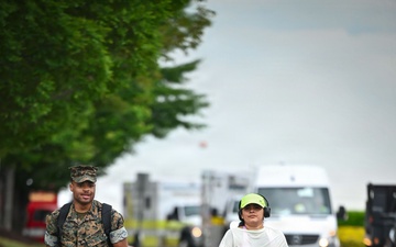 At mile 11, she wanted to quit. Marines made sure she didn’t.