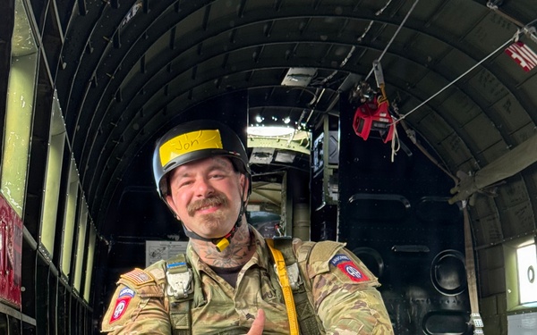 Double amputee paratrooper trains for historic jump into Normandy