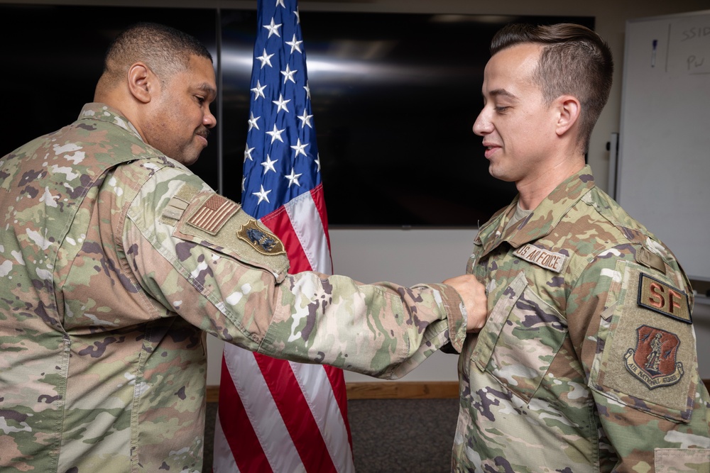 Langill first Defender direct commission in New Jersey Air National Guard