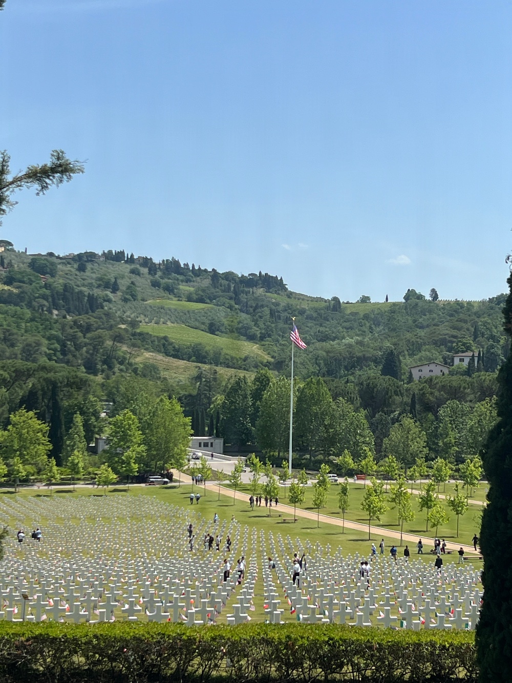Honoring the Fallen at Florence American Cemetery on Memorial Day