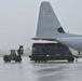 Pennsylvania Air National Guard members unload Blue Angels cargo for the Air Dot Show