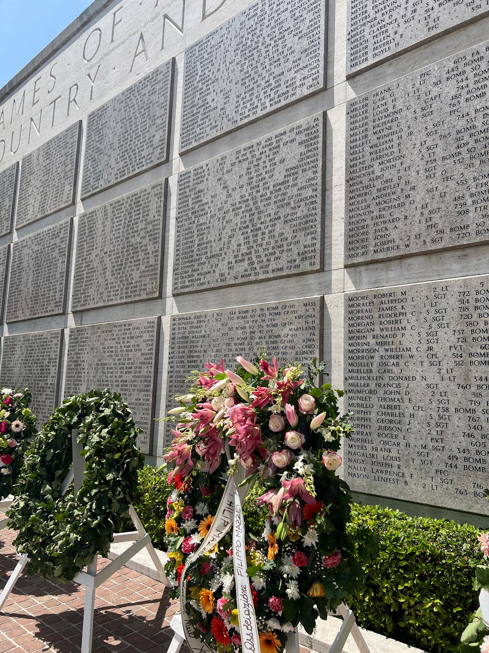Honoring the Fallen at Florence American Cemetery on Memorial Day