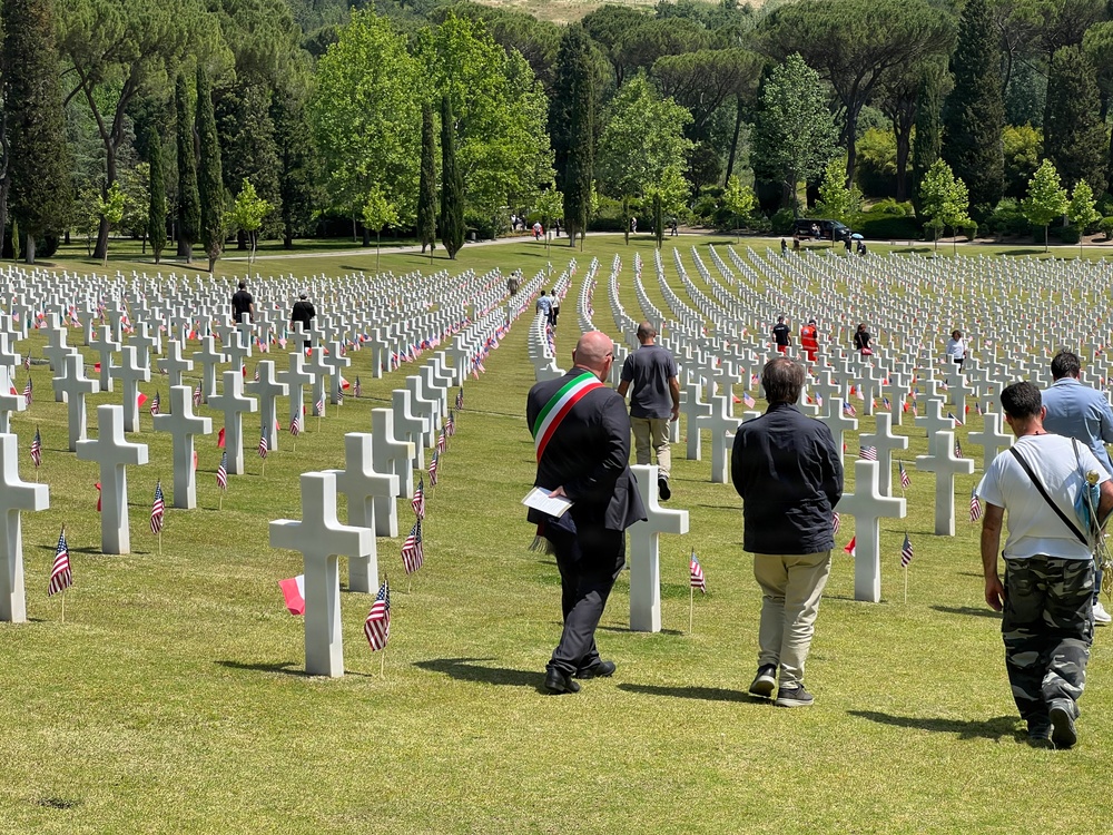 Honoring the Fallen at Florence American Cemetery on Memorial Day