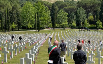 Honoring the Fallen at Florence American Cemetery on Memorial Day
