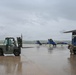 Pennsylvania Air National Guard members unload Blue Angles cargo for the Air Dot Show