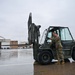 Pennsylvania Air National Guard members unload Blue Angles cargo for the Air Dot Show
