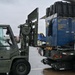 Pennsylvania Air National Guard members unload Blue Angels cargo for Air Dot Show