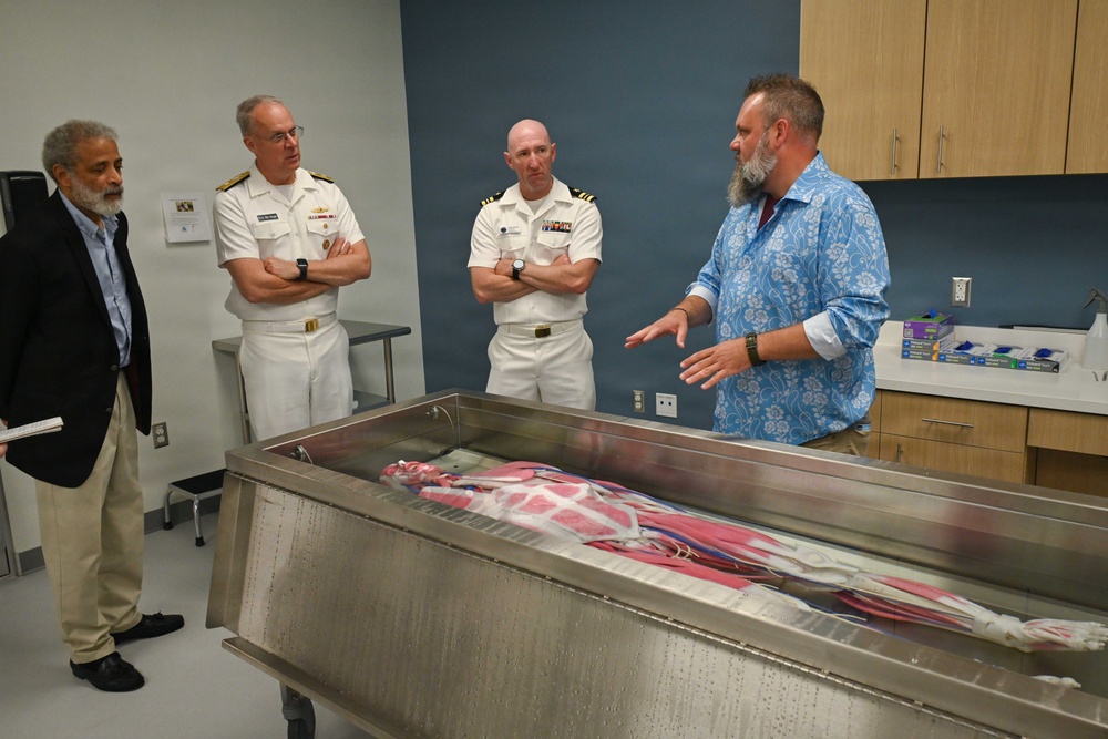 Navy representatives receive tour of Harrisburg University facilties