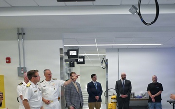 Navy representatives receive tour of Harrisburg University facilities